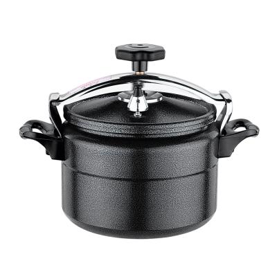 China Black Gas Cooker 3L Custom Paint Gas Explosion Proof Double Bottom Pressure Cooker for sale