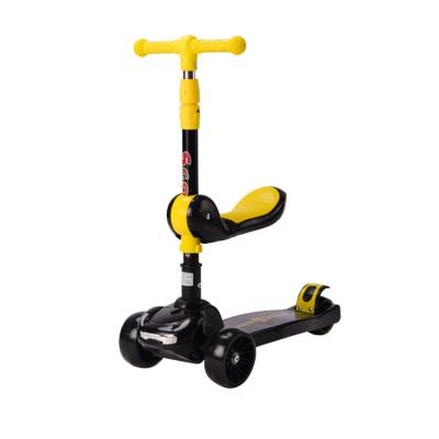 China Plastic Classic Minimalist Style 3 Wheeler Extreme Scooter Foot Power Kids Foldable Scooter for sale