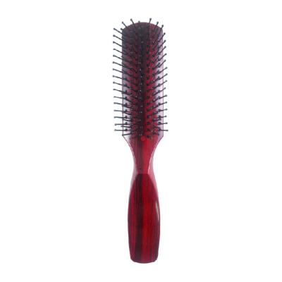 China Logo waterproof private multifunctional portable plastic redwood ball nylon hair brush for sale