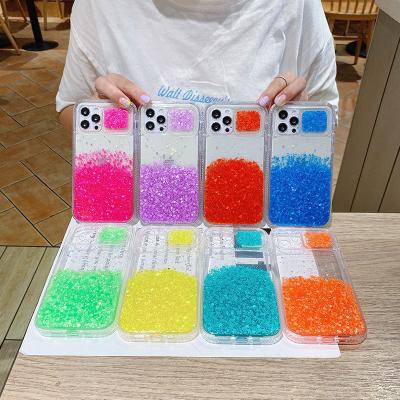 China Fashion High Protective Case 2 in 1 Glue Glitter Case for iphone 12 12 pro 13 13 pro 13 pro 7 max max for sale