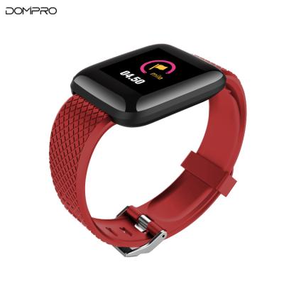 China Touch Screen 116 Plus Smartwatch Band Slim Wristband With Heart Rate Monitoring Fitness Tracker Blood Pressure Monitor Smart Watch for sale