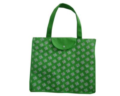 China Manufacturers Handled In China Women Travel Shopping Eco Bag Foldable Polyester Tote Bags for sale