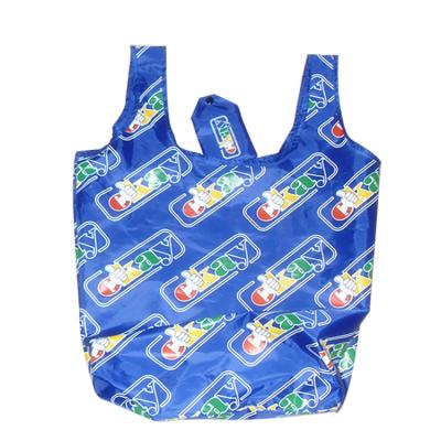 China Promotional Items Handled With Logo Eco Friendly Reusable Vest Shopping Bag Full Print All Over Tote Bag for sale