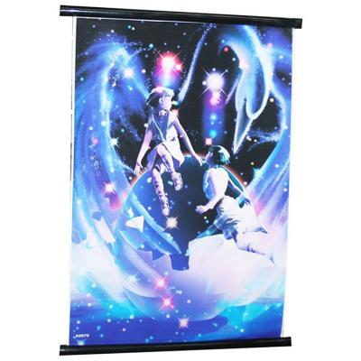 China Decorative and Advertising Anime Cartoon Fabric Scroll Decorative Poster Painting Surrounding Hanging Custom Photo for sale