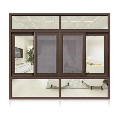 China Hot Selling Modern No-thermal Break Aluminum Windows Sliding Window System for sale