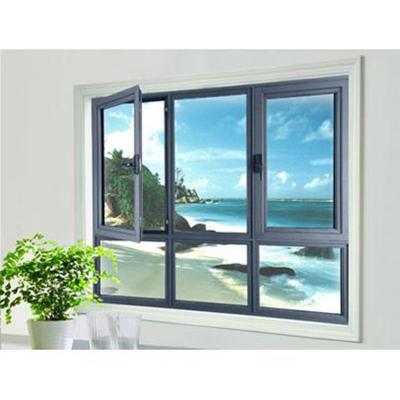 China New design swing view frame customization design aluminum screen windows magnetic aluminum casement window for sale