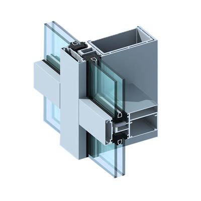 China Modern One Stop Service Curtain Walls / Glass Facade For Building Exterior for sale