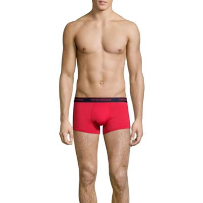 China Fashion Design Antibacterial Custom High Quality Belt Printed Red Boxer Briefs For Men for sale