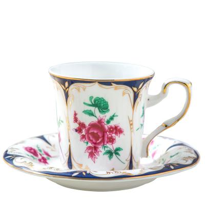 China Sustainable Japanese Porcelain Teacup Set Exclusive Fine Bone China Cup And Saucer Set for sale