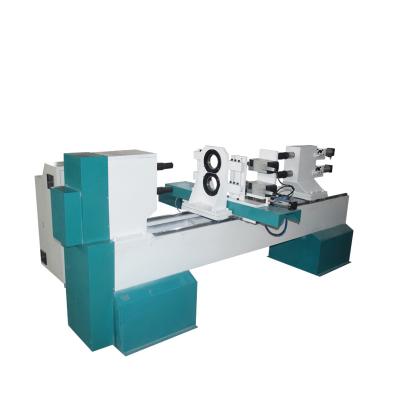 China Hotels Automatic CNC Wood Lathe Wood Turning Machine For Furniture Legs Baseball Bat Wood Craft for sale