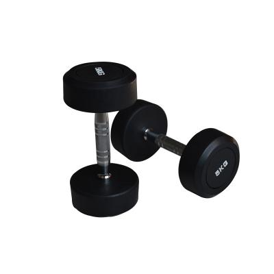 China Paint-Baked Rubber Wrapped Solid Dumbbell Gym Hex Dumbbell Weights Sets Hex Hex Dumbbell Set for sale