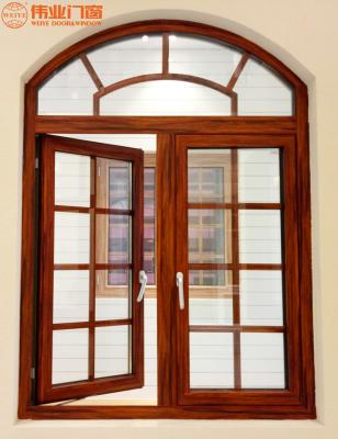 China modern arch casement aluminum glass window for sale factory price for sale