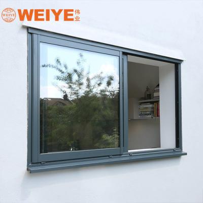 China Folding Screen Aluminum Sash Window Manufacturers Heat Insulation Sliding Window for sale