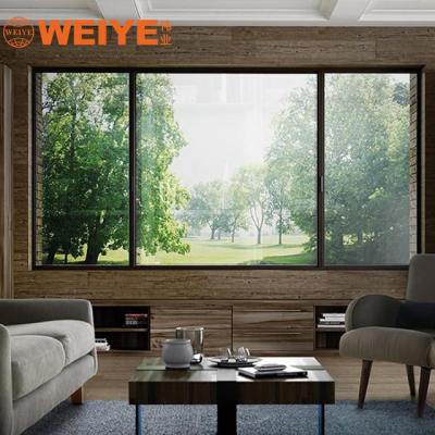 China High quality folding screen tempered glass frameless aluminum sliding windows for sale