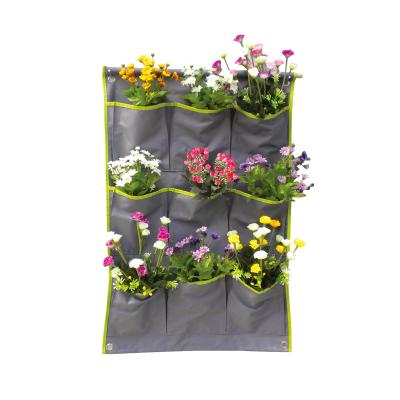 China Good Quality Modern Modern Polyester Green Garden Wall Flower Planter Grow Bag for sale