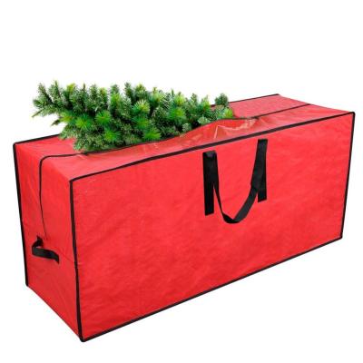 China Sustainable Eco - Friendly Folding Square Christmas Tree Pullout Bag for sale