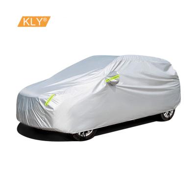 China OEM Waterproof Lightweight Service Polyester Outdoor Car Cover for sale