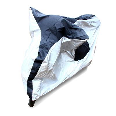 China Polyester Waterproof Durable Waterproof Cloth Cover Motorcycle Hail Protection Motorcycle Rain Cover for sale