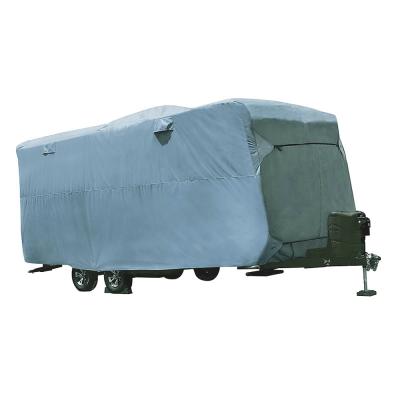 China Durable Nonwoven Material Travel Trailer RV Cover Caravan Travel Trailer RV Dustproof Cover for sale