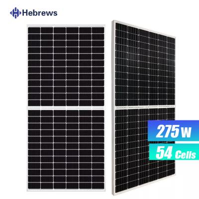 China 275W Solar panel High-efficiency polycrystalline solar module, multi busbars module  solar plates 158mmX158mm for sale