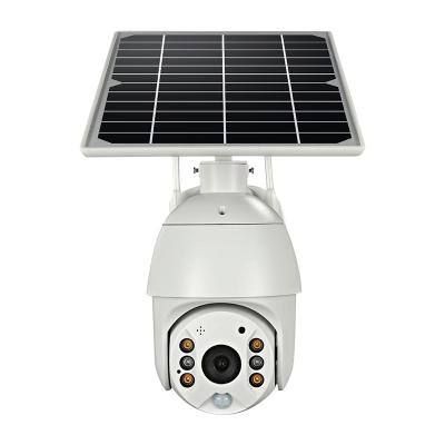 China NIGHT VISION New Hotsell Wifi Battery Ptz Camera With 8w Power Solar Panel Full Color Solar Camera for sale