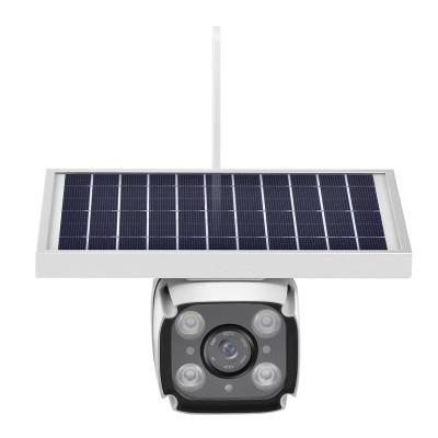 China About 2MP Solar security powered   H265 Solar Camera Ip67 Waterproof Outdoor solar energy  light camera  System Wireless 4g Cctv Camera for sale