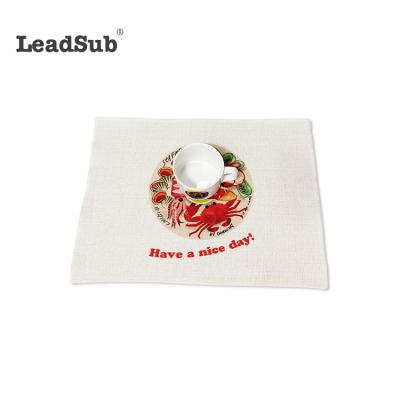 China Leadsub Sustainable Hot Selling Sublimation Personalize Coasters Cotton Custom With Print for sale