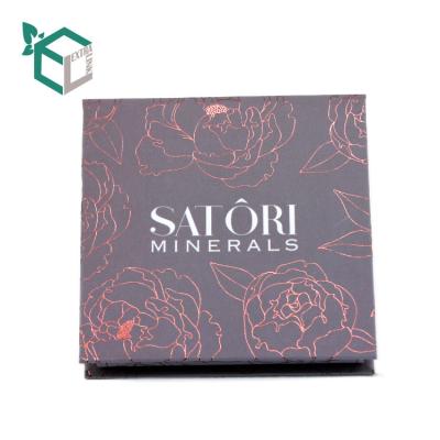 China Magnetic Makeup Box Mini Paper Cardboard Packaging Cosmetic Gift Box Small Empty High-end Single Compact Powder Magnetic Box for sale