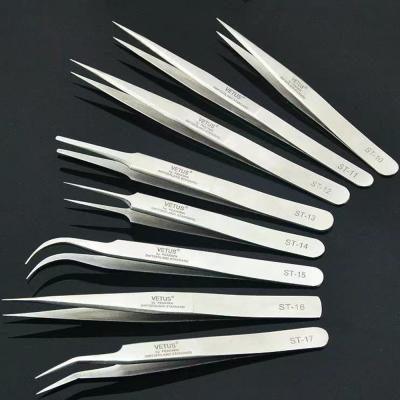 China Wholesale High Quality Cheap Stainless Steel Applicator To Buy Makeup Tools Eyelash Extension Tweezers Sets for sale