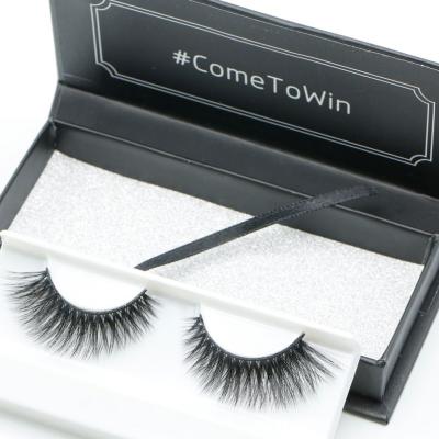 China Customer Logo Nature And Long False Long Natural Eyelash for sale