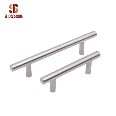 China New Wholesale Modern Stainless Steel Modern T-bar Material Handling Equipment Furniture Cabinet Door Handle For Drawer for sale