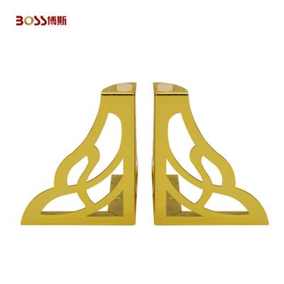 China Factory Price Gold Minimalist Furniture Sofa Feet Butterfly Shape Hollow TV Table Legs Sofa Foot for sale