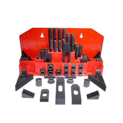 China Machinery Repair Shops Milling Machine Clamping Set - M16 58pcs Mill Vice Kit Flange With Metal Stand for sale