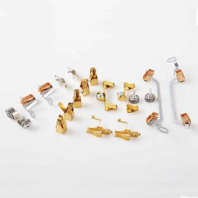 China Custom Stamping Parts Welding Riveting Assembly WITH Machined Parts OEM ODM Step Mold Progressive Die Precision Stamping Parts MSP-14 for sale