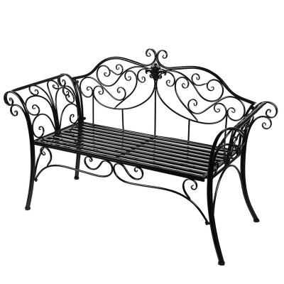 China Europe Metal Garden Bench For Outdoor Patio Park for sale