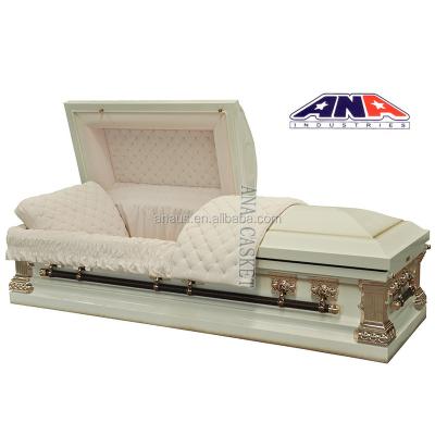 China American Style Funeral Thumb Maker ANA Style Expensive Luxury Solid Copper Casket for sale