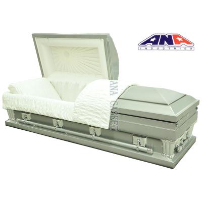 China China ANA American Style Oversize Large Size Metal 18 GA Steel Funeral Casket for sale