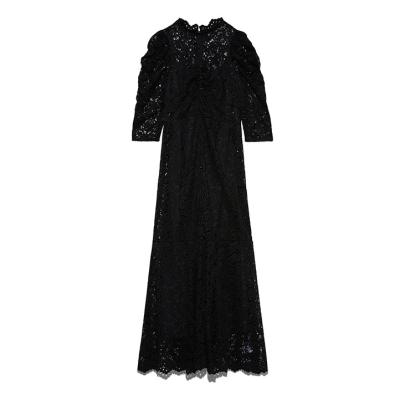 China Newest Design 2022 Summer Lace Traditional Dress Dress Fashionable Breathable Maxi Long Mermaid Women Evening Dress for sale