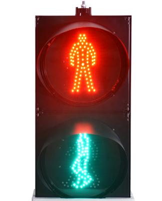 China PC Material 200mm / 300mm / 400mm Dynamic Pedestrian Signal Light for sale