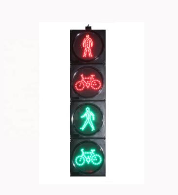 China 300mm Customized PC Pedestrian And Bicycle LED Traffic Lights for sale