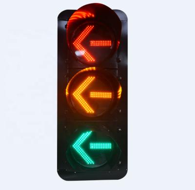 China PC En12368 300mm 12 Inch 3 Aspect Red Amber And Green Arrow LED Traffic Light for sale