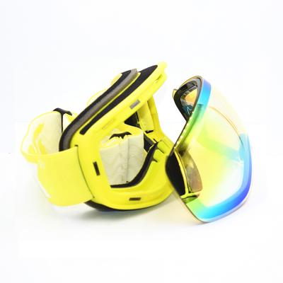 China Adult Factory Directly Sell All-match Professional Sports Magnetic Ski Glasses Goggles for sale