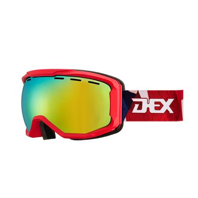 China SKI Newly Double Arrival DEX Brand Ski Glass Anti Fog Glass Snow Ski Goggles for sale