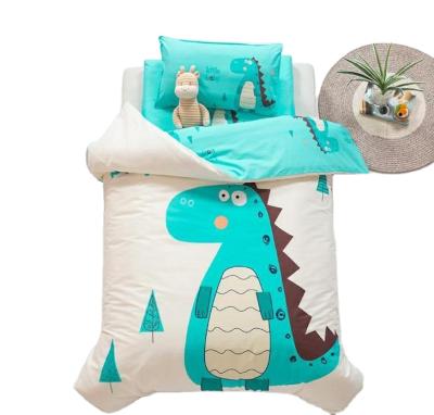 China Simple Nap Kindergarten Cartoon Nap Baby Bedding Set Anti-Static Slim Small Comforter Comforter for sale