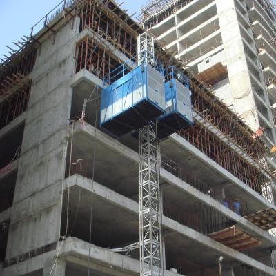 China CE Approved Building Material Hoist Construction Elevator Low Noise Cab en venta