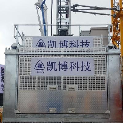 China SC270 construction building lift with high speed Te koop