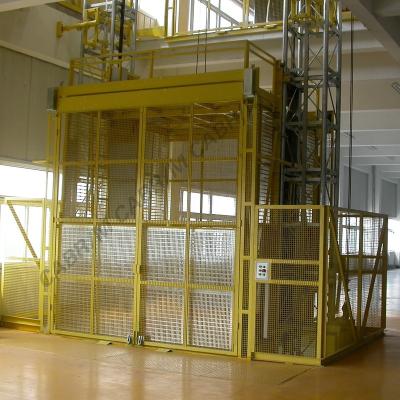 China EAC approved double mast construction lift with big load for material Te koop