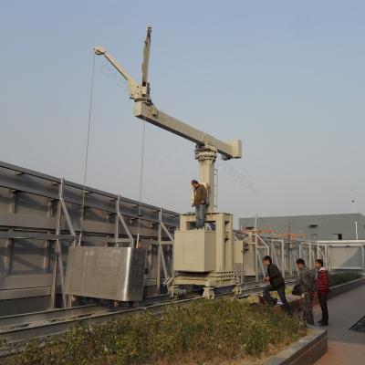 China Track BMU with single Jib,glass cleaning machine en venta