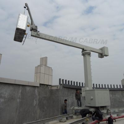 China Track Building Maintenance Unit With Single Jib Window Cleaning Equipment en venta