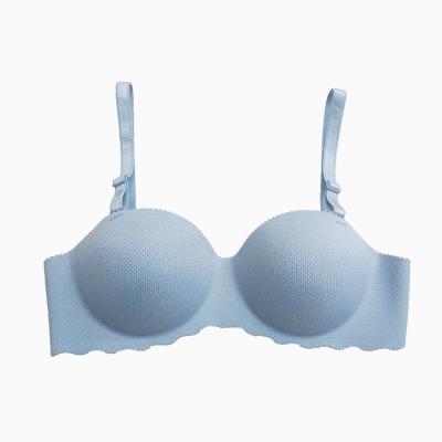 China 2021 professional one piece manufacturer elegant design push up silk bra for women for sale